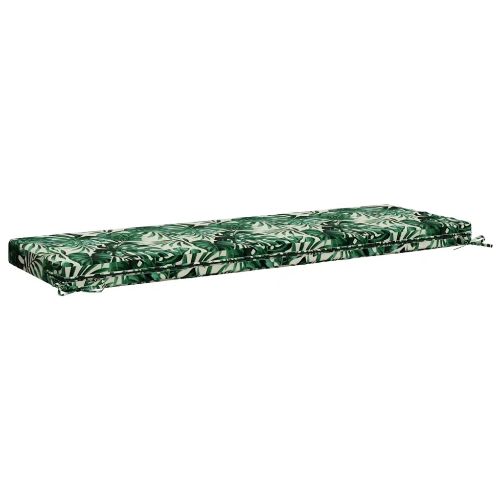 Cuscino per panchina SOEST 100% Poliestere Motivo a Foglie 950286