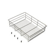 Telaio con guide a estrazione totale e chiusura morbida per accessori per armadi Quartz, 1062-1088mm, Alluminio e plas..