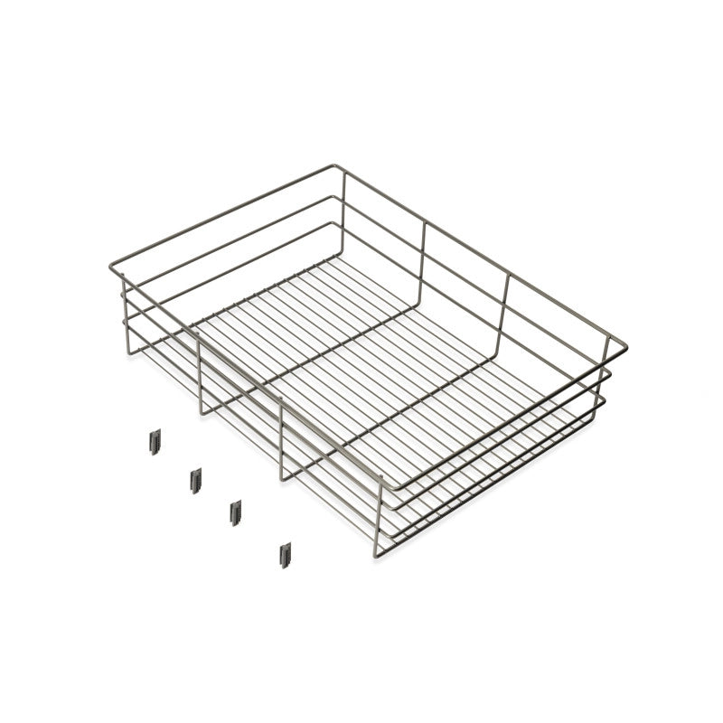 Telaio con guide a estrazione totale e chiusura morbida per accessori per armadi Quartz, 1062-1088mm, Alluminio e plas..