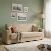 Divano letto 3 posti Ambrogino 80x87h cm, braccioli