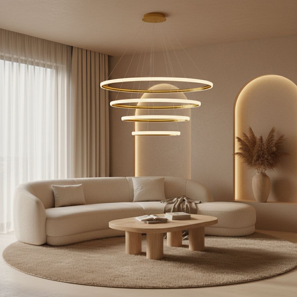 Lampada A Sospensione Lhj009-cp4 Gold