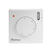 TERMOSTATO AMBIENTE ELETTROMECCANICO ON/OFF MODELLO TM003M - DIMENSIONI:H=85 L=85 P=31 MM - GRADO DI PROTEZIONE IP30  - SEI