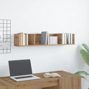 vidaXL Mensola a Muro CD Artigianale 100x18x18 cm Legno Multistrato