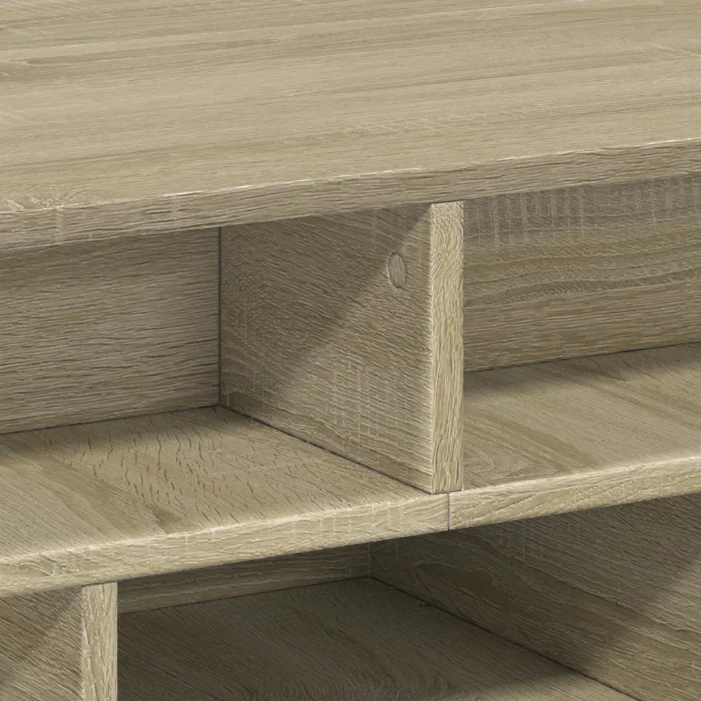 Tavolino da Salotto-Tavolino da soggiorno-Tavolo Rovere Sonoma 70x70x29 cm Legno Multistrato