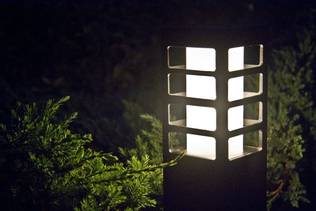 Paletto giardino 50cm E27 argento IP54 SU-MA RADO III