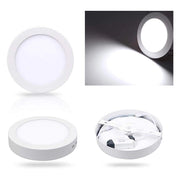 Trade Shop - Plafoniera Led Tonda O Quadrata Da Superficie Pannello Da 25w Caldo Freddo Natur - -bianco Naturale  Tondo    -