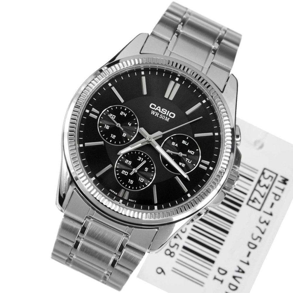 Trade Shop - Orologio Da Polso Casio Mtp-1375d-1avdf Analogico Uomo Acciaio -