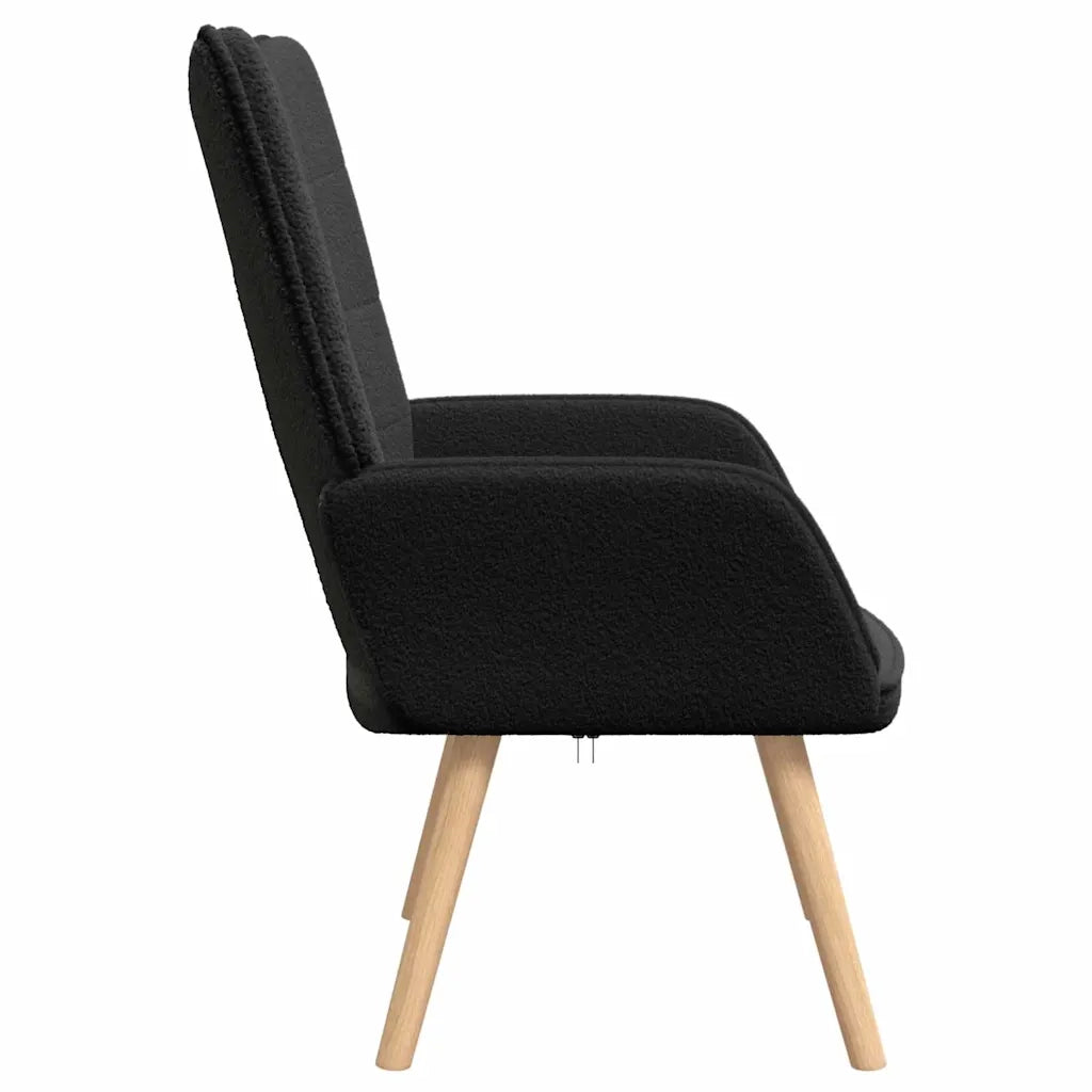 poltrona Nero 62 x 67 x 95,5 cm Tessuto Sherpa 42001781