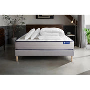 Pacchetto letto completo - Materasso 140x200cm + Box spring con doghe (kit) + 2 cuscini + Piumino - Actilatex Form
