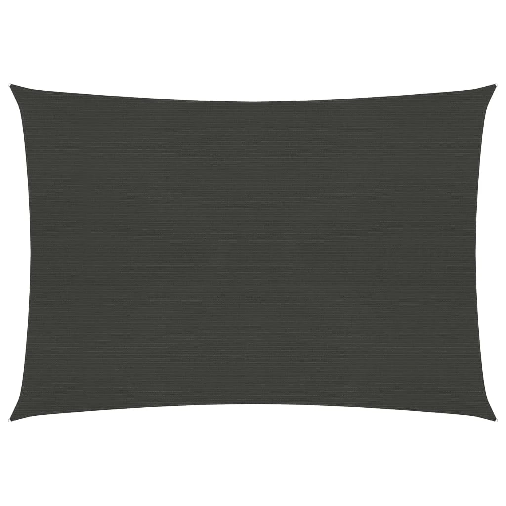 Vela ombreggiante/ombrellone 160 g/m² 2,5 x 3 m HDPE antracite 02_0008905