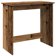 Scrivania-Scrivanie per ufficio e studio-Scrittoio Legno Antico 80x40x75 cm in Truciolato