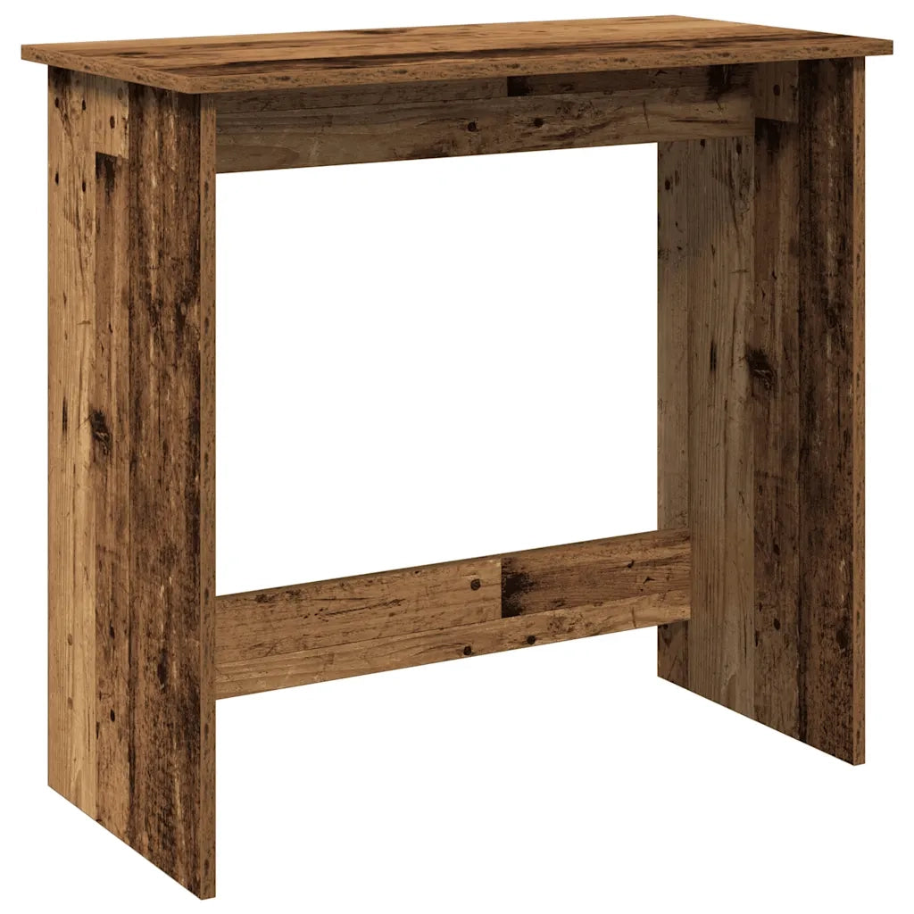Scrivania-Scrivanie per ufficio e studio-Scrittoio Legno Antico 80x40x75 cm in Truciolato