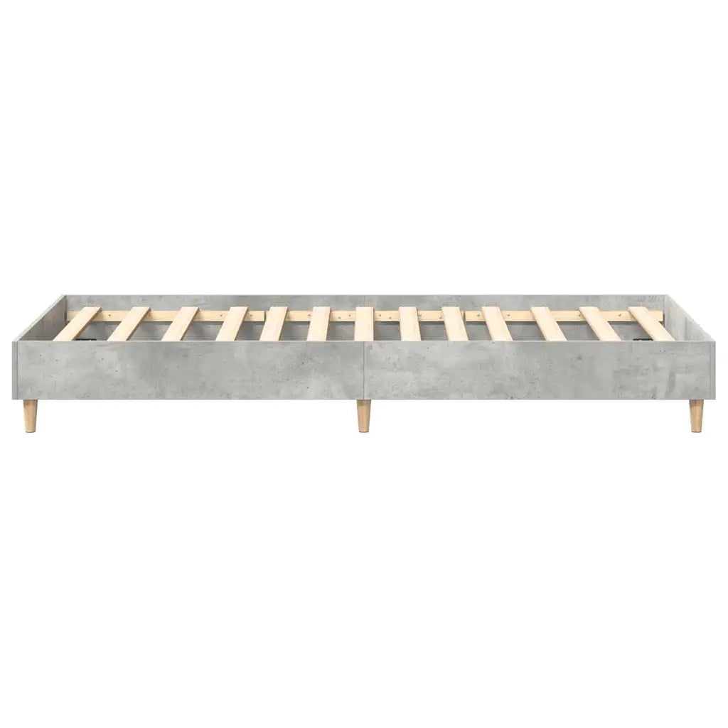 Giroletto senza Materasso Grigio Cemento 100x200 cm Truciolato