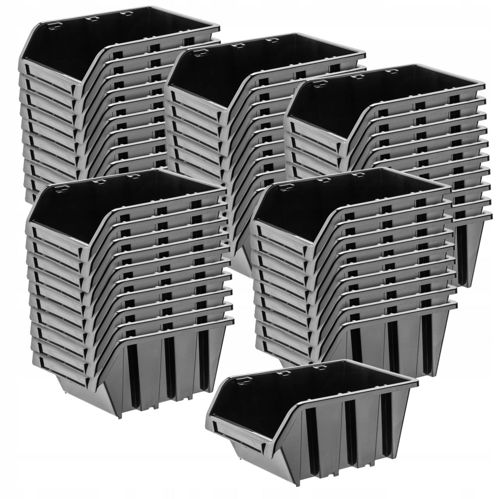 Set di 50 vassoi portaoggetti per officina KADAX, dimensioni 195x120 mm.