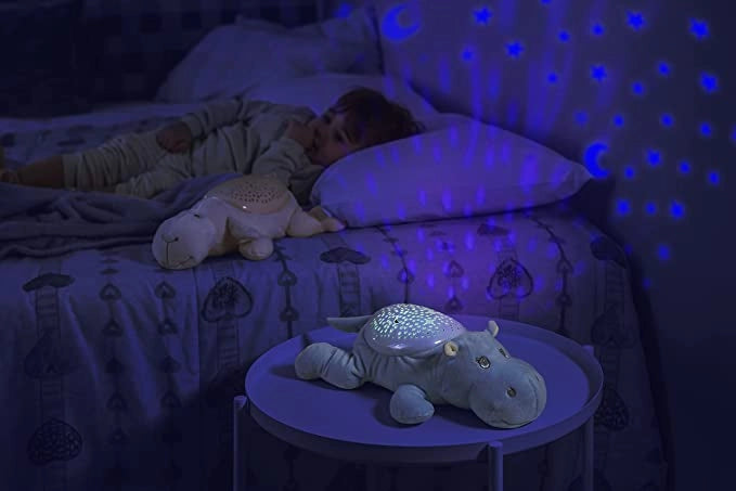 Luce Notturna Bambini Lampada Proiettore Per Neonati Ricaricabile Regalo Colori Notte Peluche Per Neonato Portatile Comp