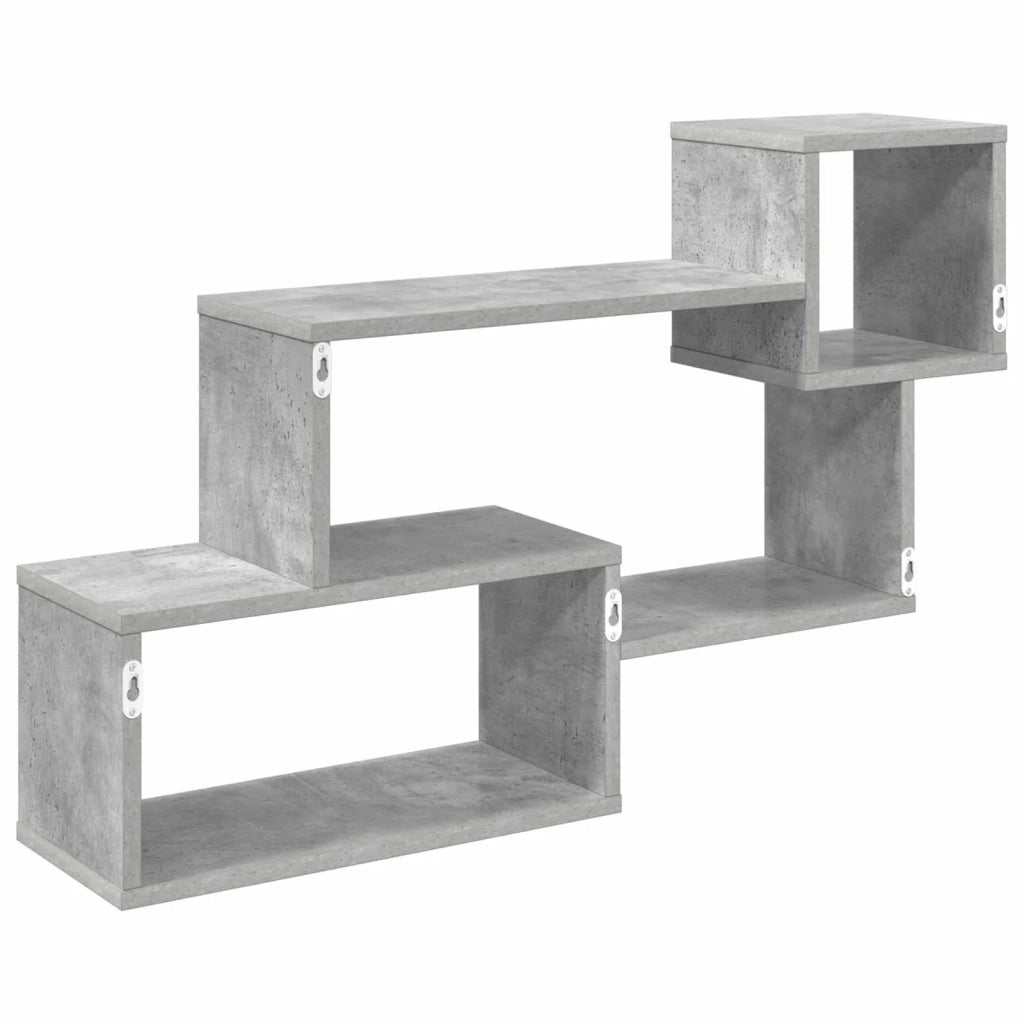 Mensola sospesa A parete Grigio Cemento 87 x 20 x 55 cm 8012095