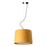 Faro Barcelona 64314-45 - SAMBA Lampada sospensione nera/bordata giallo ø450