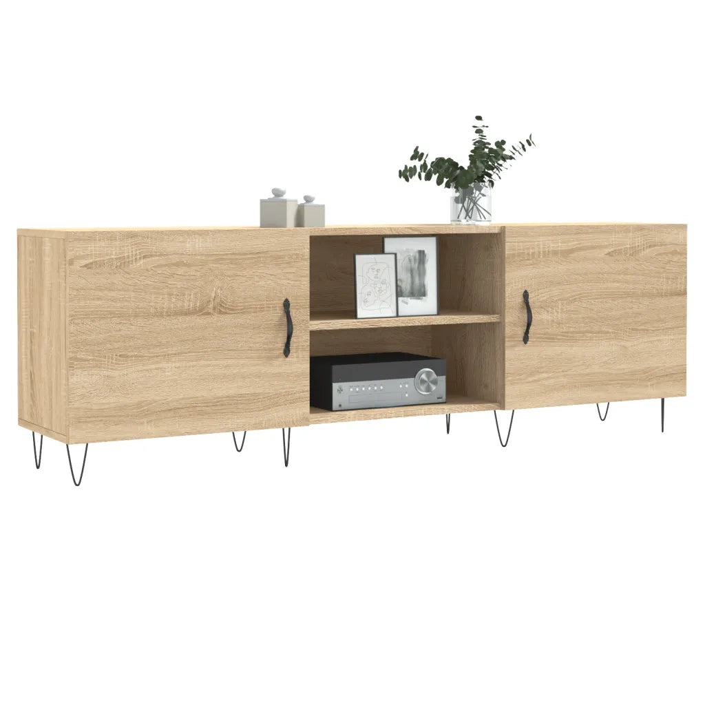 Mobile Porta TV Rovere Sonoma 150x30x50 cm in Legno Multistrato 829095