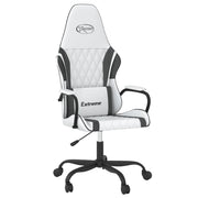 Sedia da Gaming | Sedia da e-sports Bianco e Nero in Similpelle