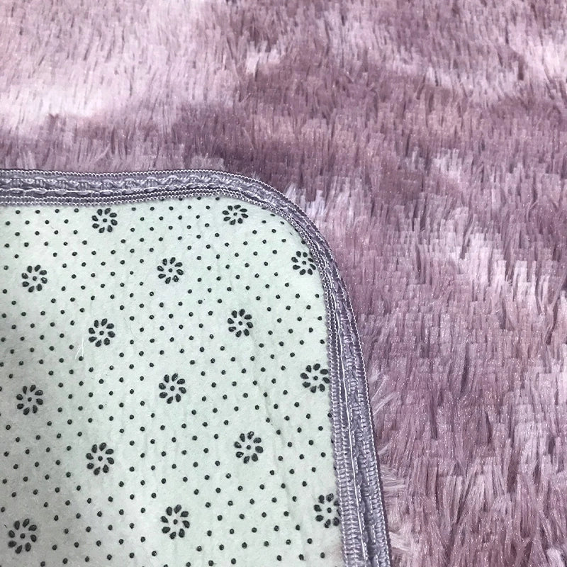 Tappeto rosa in peluche 220x160 cm