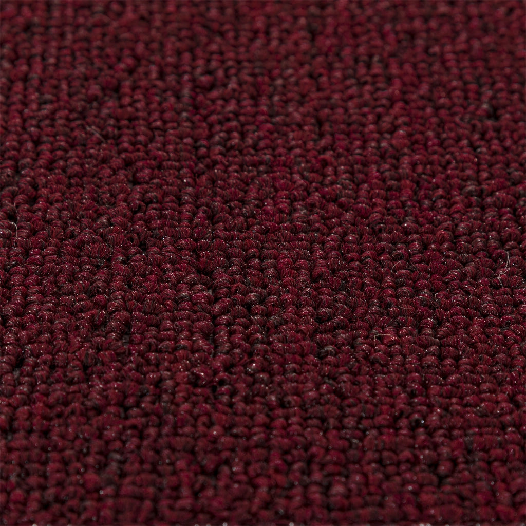 Tappeti per scale  con retro in lattice Bordeaux 25x60 cm