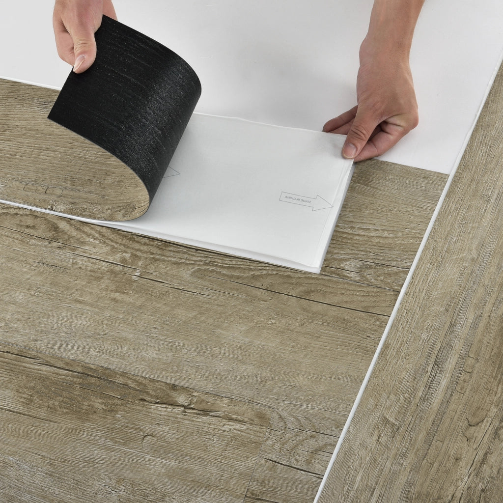 Piastrelle Adesive Vanola in PVC per Spazi Interni 28 listoni = 3,92 m² Effetto Quercia Tradizionale NEU.HOLZ
