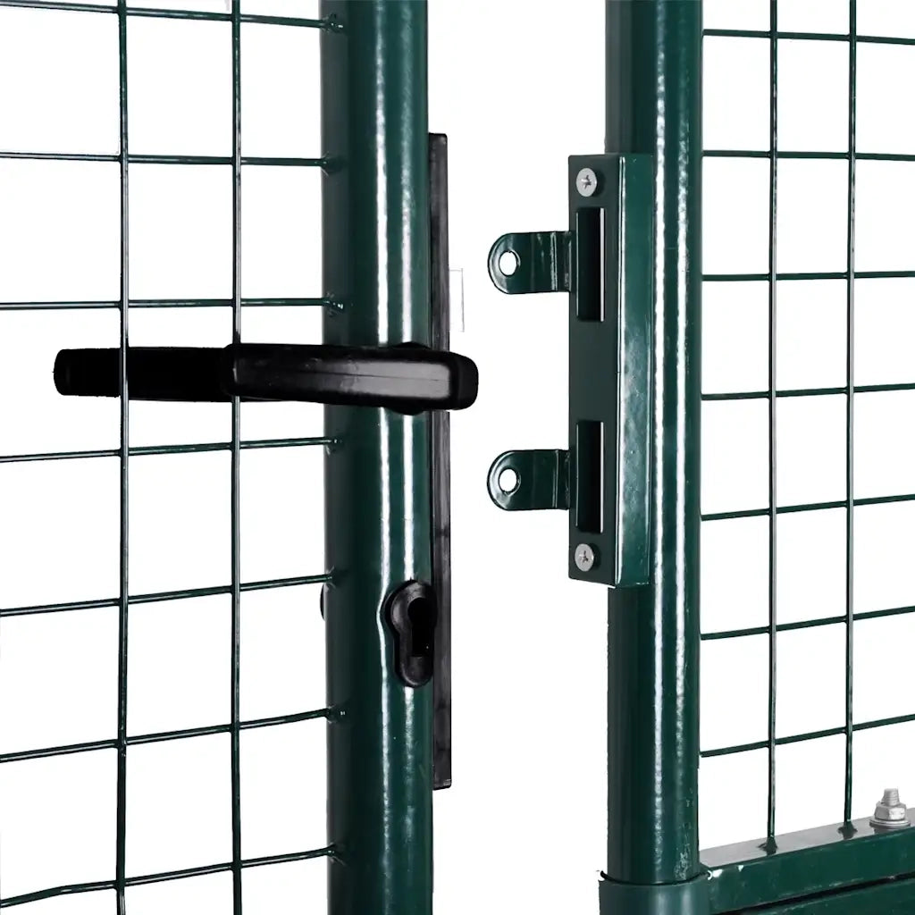 Cancello da Giardino in Rete per Recinzione, Porta, Griglia a muro 300x175 cm 140925