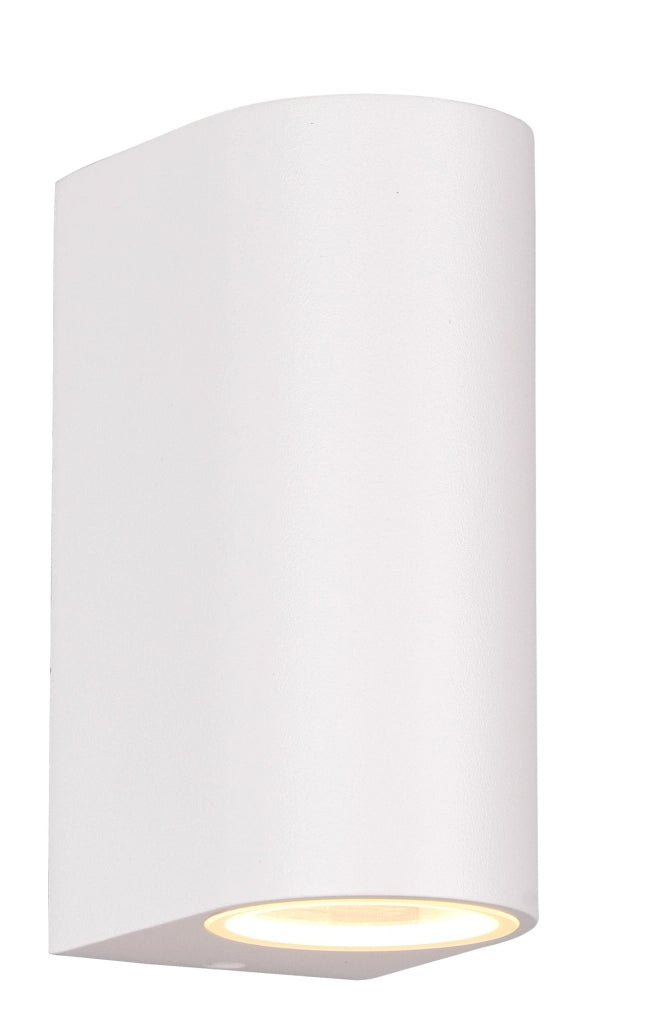 Applique da Esterno Attacco GU10 in Alluminio Pressofuso Bianco Opaco
