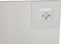 Lavagna in Vetro con Pennarello Flower 50x1x50 cm Vetro