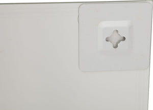 Lavagna in Vetro con Pennarello Flower 50x1x50 cm Vetro