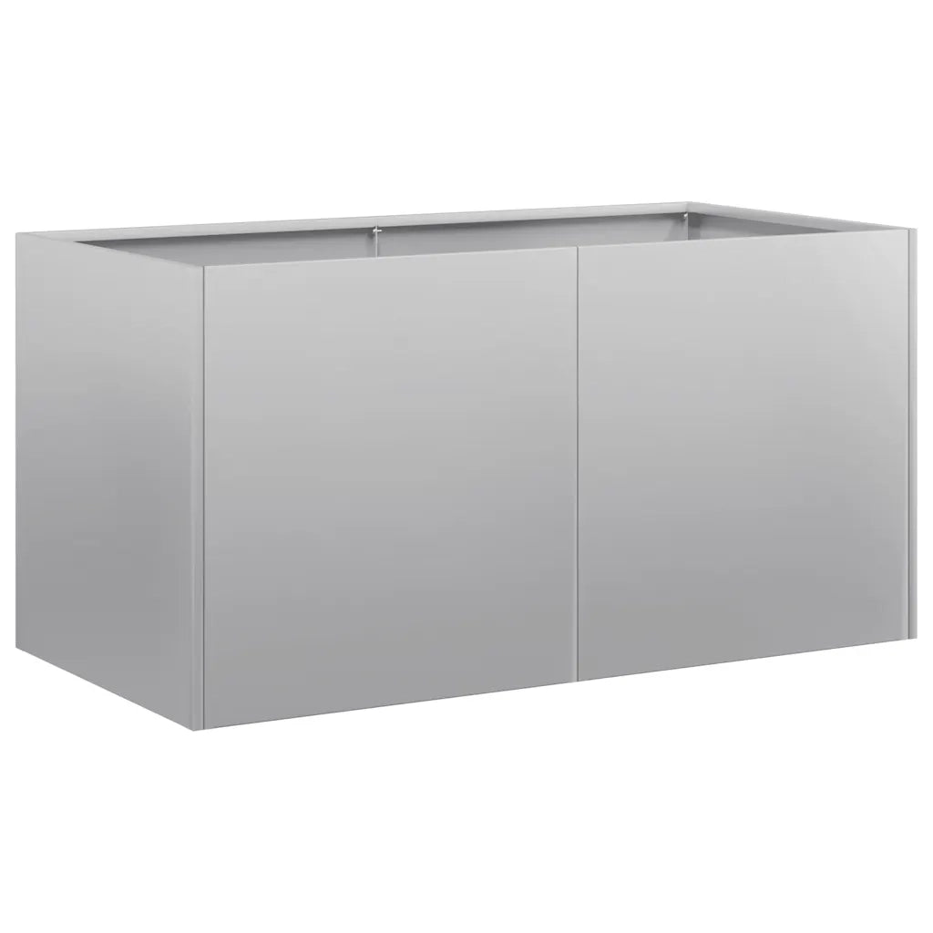 Fioriera 80x40x40 cm in Acciaio Zincato 860673