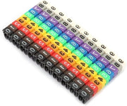 Cable marker C per cavi con sezione 2,5 mm² - Etichette colorate per identificazione rapida e facile dei cavi.