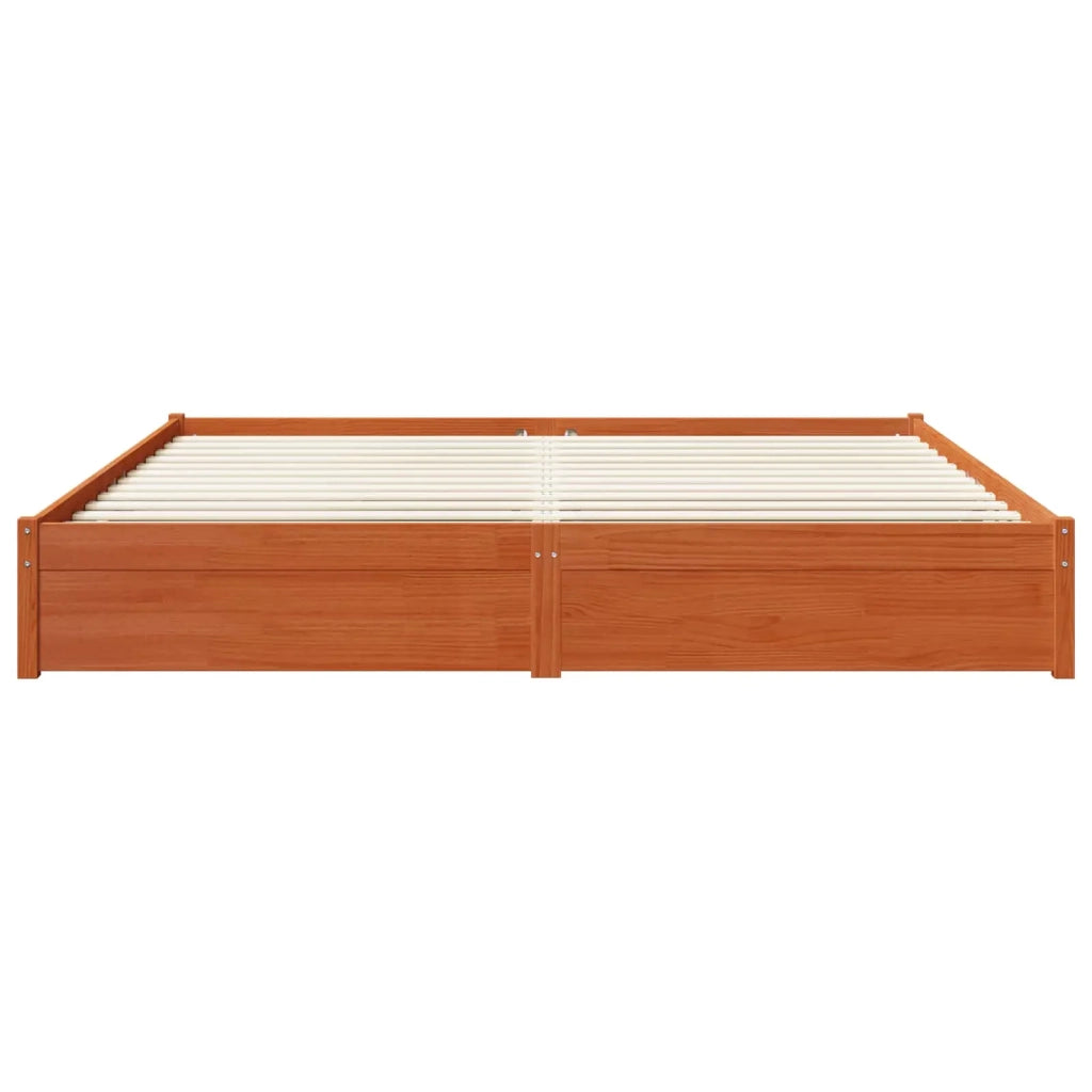 Struttura del letto con cassetto Marrone cerato 200 x 200 cm 3422721
