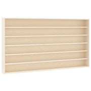 Teca da Collezione in Legno con 6 Ripiani 80x8,5x55 cm CFW9205413