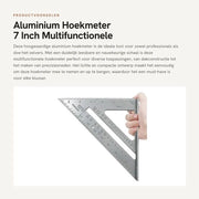 Misuratore digitale angolare professionale 7 pollici con lega di alluminio leggera - duraturo e corrosione resistente