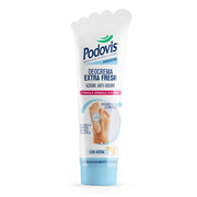 Deocrema Extra Fresh, Crema per i Piedi, Effetto Rinfrescante ed Idratante, Regola la Sudorazione del Piede, con Antibatterico, Senza Parabeni e Siliconi, 100ml, Podovis