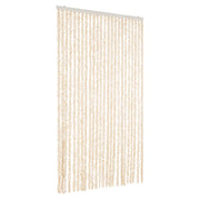 Tenda Antimosche Beige e Bianca 100x230 cm in Ciniglia CFW7447840