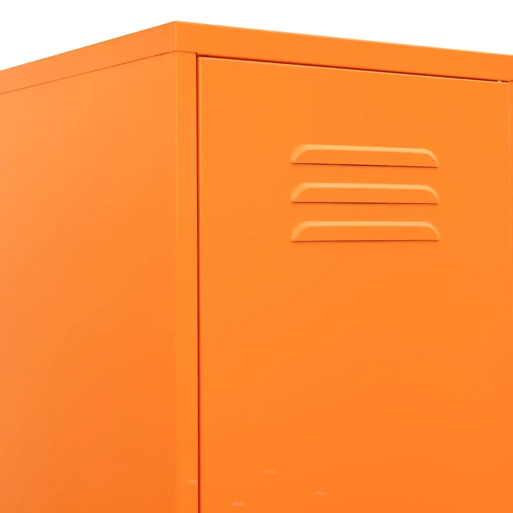 Armadio Arancione 35x46x180 cm in Acciaio 336255