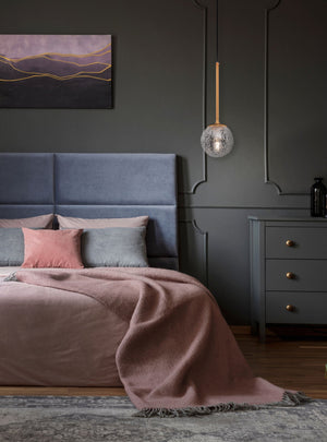 Lampada pendente Modern in Metallo Ligero Ottone