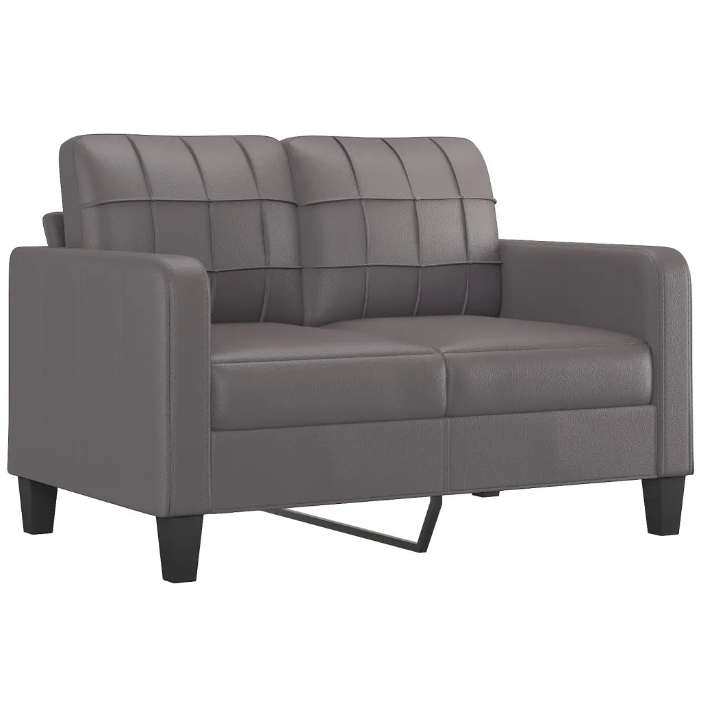 Set di Divani 2 pz con Cuscini Grigio in Similpellecod mxl 131025