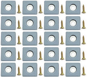 Gestisci Mobili - Smussanti in Teflon 25mm - Smussanti con Viti - Smussanti per Sedile - Protezione del Pavimento - Multifunzionale - 20 Pezzi - Protezioni per Mobili