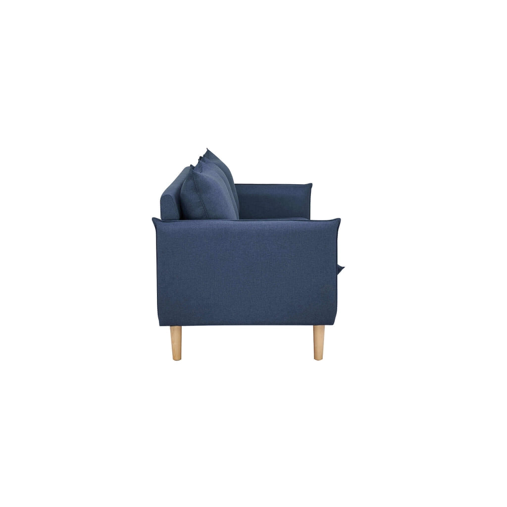 Divano 3 posti stile scandinavo in Tessuto cm 188x82x84 - LEO