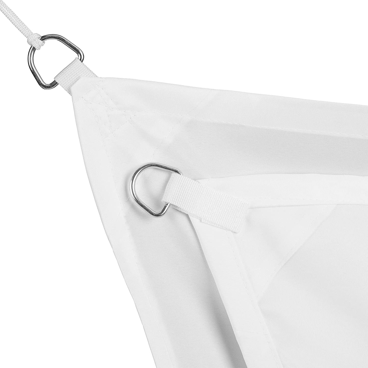 Tenda a vela trapezoidale 3 x 5,5 x 4 m bianca 13_0002935_2