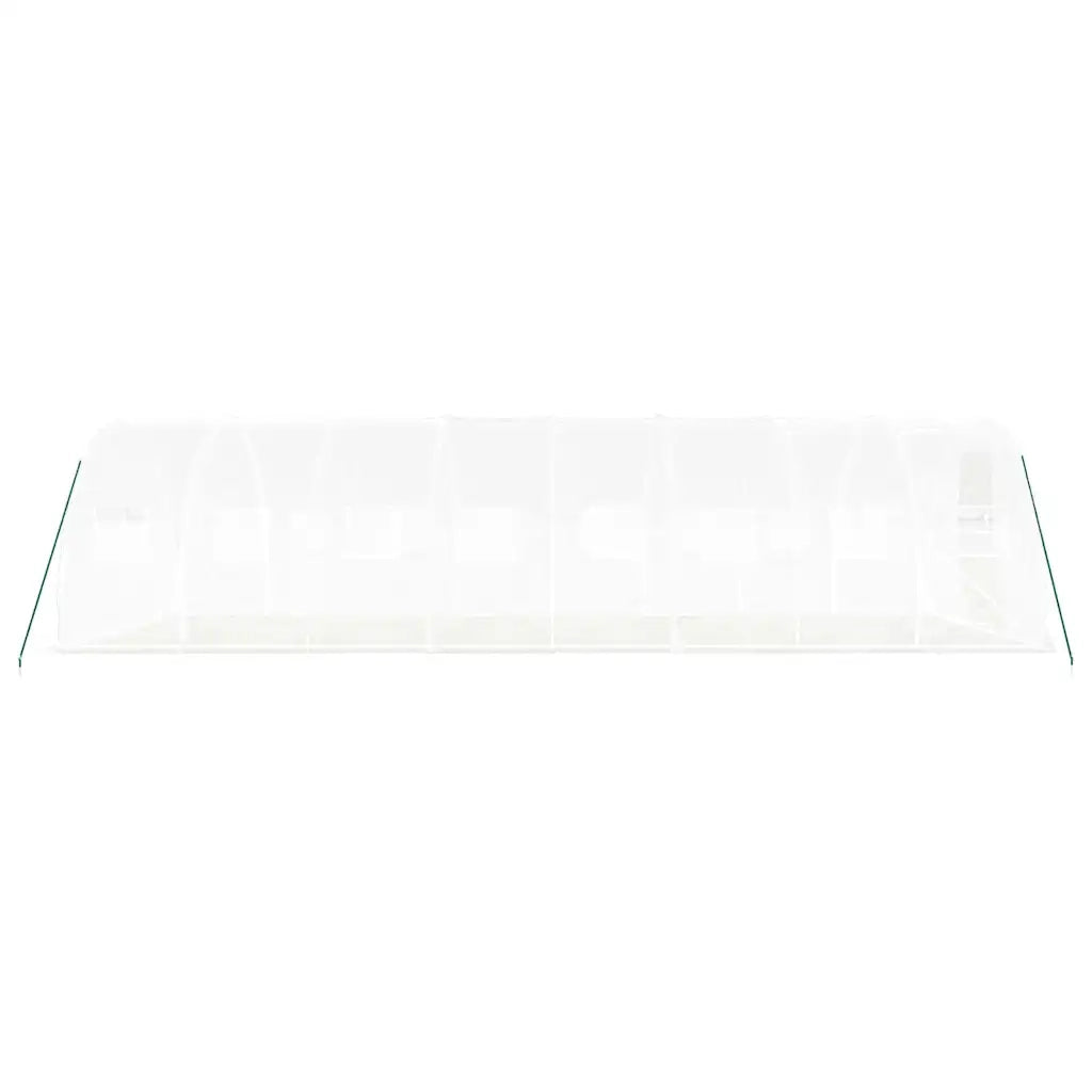 Serra con Telaio in Acciaio Bianco 24 m² 8x3x2 m 3188052