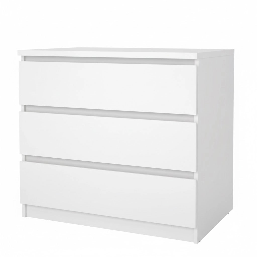 KIT CASSETTIERA NAIA 3 CASS 77X50X70CM BIANCO- 1,0 pz