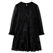 Abito per Bambine a Maniche Lunghe Nero 92 14882