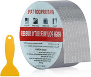 Tappo Butilico Acqua-Resistente - Tappo di Foli di Alluminio con Scrape - Riparazioni di Campers, Afdichtaggio di Finestre e Porte - Barche e Tubi - 2 pollici x 16 piedi