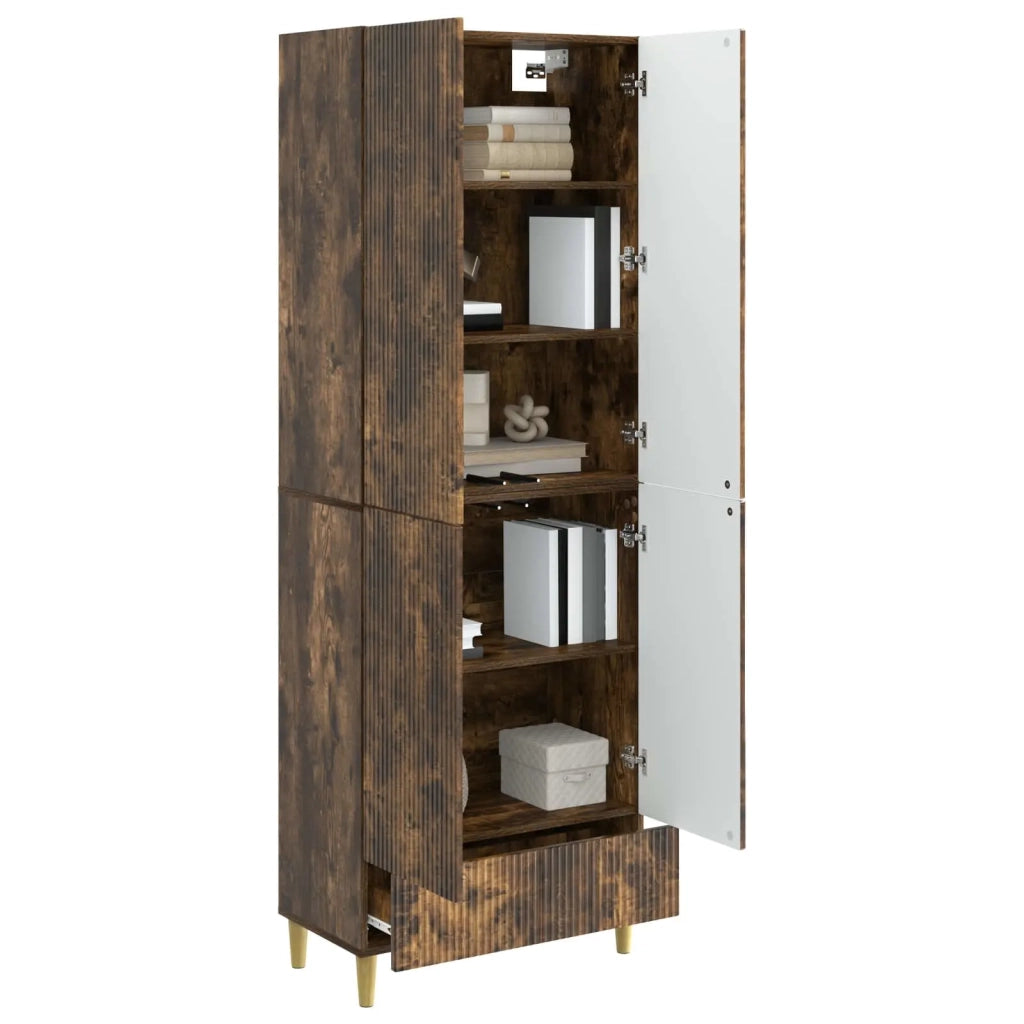 Set di armadi 2 pz Rovere Fumo Legno ingegnerizzato 3416534