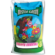 Trade Shop - Terriccio Universale Mister Green 20 Litri Per Piante Fiori Bulbi Terra Orto -