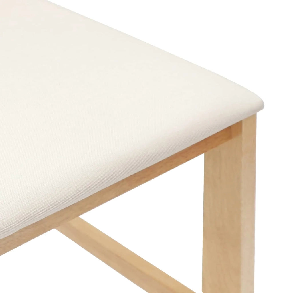 Sedie da pranzo 2 pcs Naturale 40 x 47,5 x 99,5 cm 42020467
